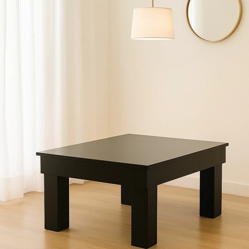 Mesa Ratona 80x60 toda negra