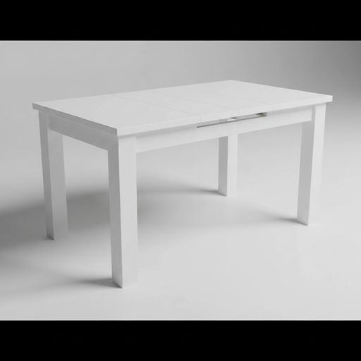 Mesa extensible (1.60x80, Toda blanca)