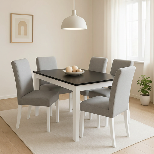 Mesa fija (1.60x80, Paraiso patas blancas)