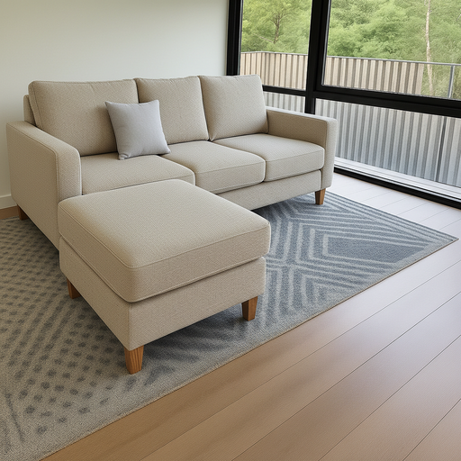 Sillon italiano (210x90, Lino (Spazio) – Lino, Sin apoyabrazos)