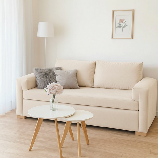 Sillón Romano (190x90, Pana Antimanchas Floyd 330 – Ivory)