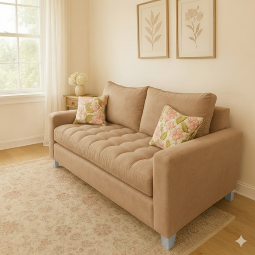 Sillon Alba (190x90, Pana Antimanchas - Sunny Nickel)