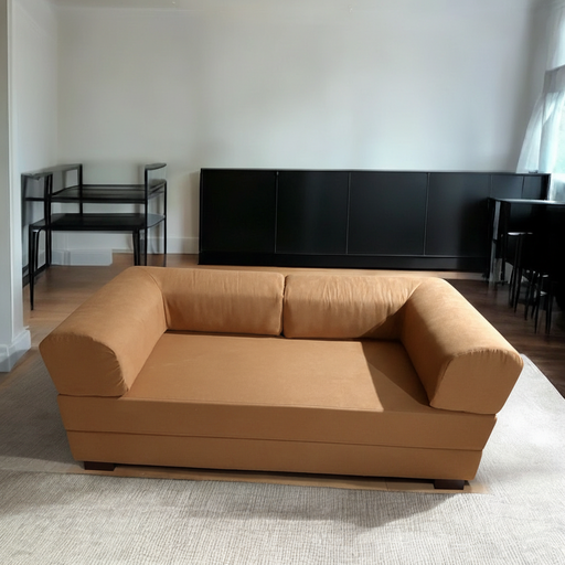 Sillón Teddy (200x90, Pana Antimanchas Sunny - Mustang)