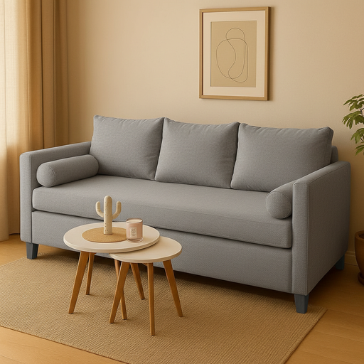 Sillón Roma (200x90, Pana Cross – Gris)