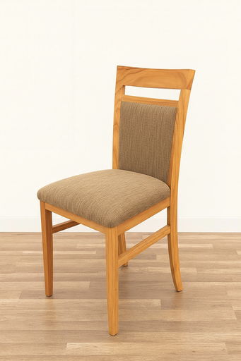 Silla Tapita (Chenille – Beige Marron)