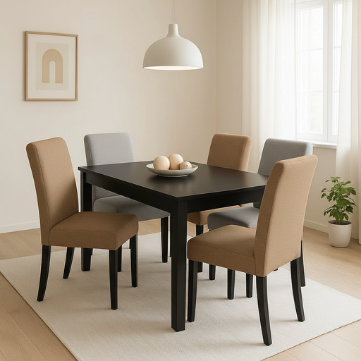 Mesa fija (1.60x80, Paraisos patas negras)
