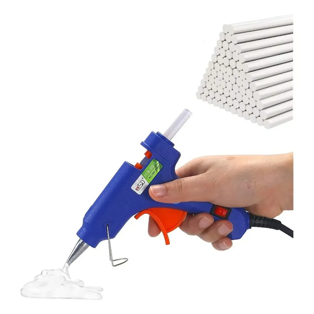 Pistola encoladora p/ barra de silicona