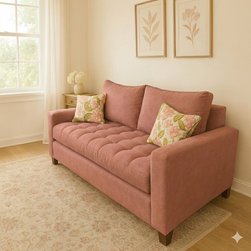 Sillon Alba (160x90, Pana Antimanchas Madison – Peach)