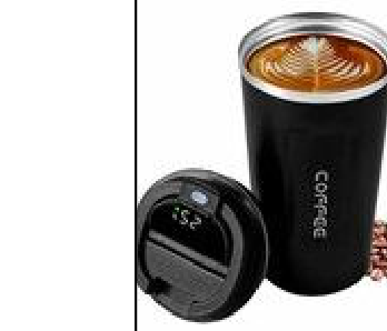 [443434158] Vaso Café Acero Inox Negro Temperatura