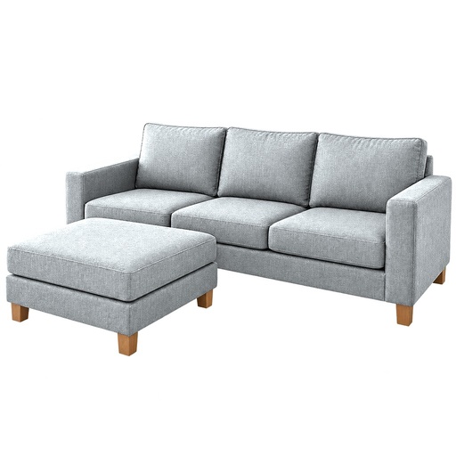 Sillón New Italiano (140x070, Antimanchas Milo - Plata)